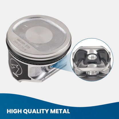 Complete Piston Set H802CP for Jeep TJ Grand Cherokee 4.0L (1996–2006)