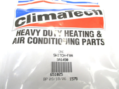 Climatech Fan Switch for (BA1490, 2112009, A22-30930-002)
