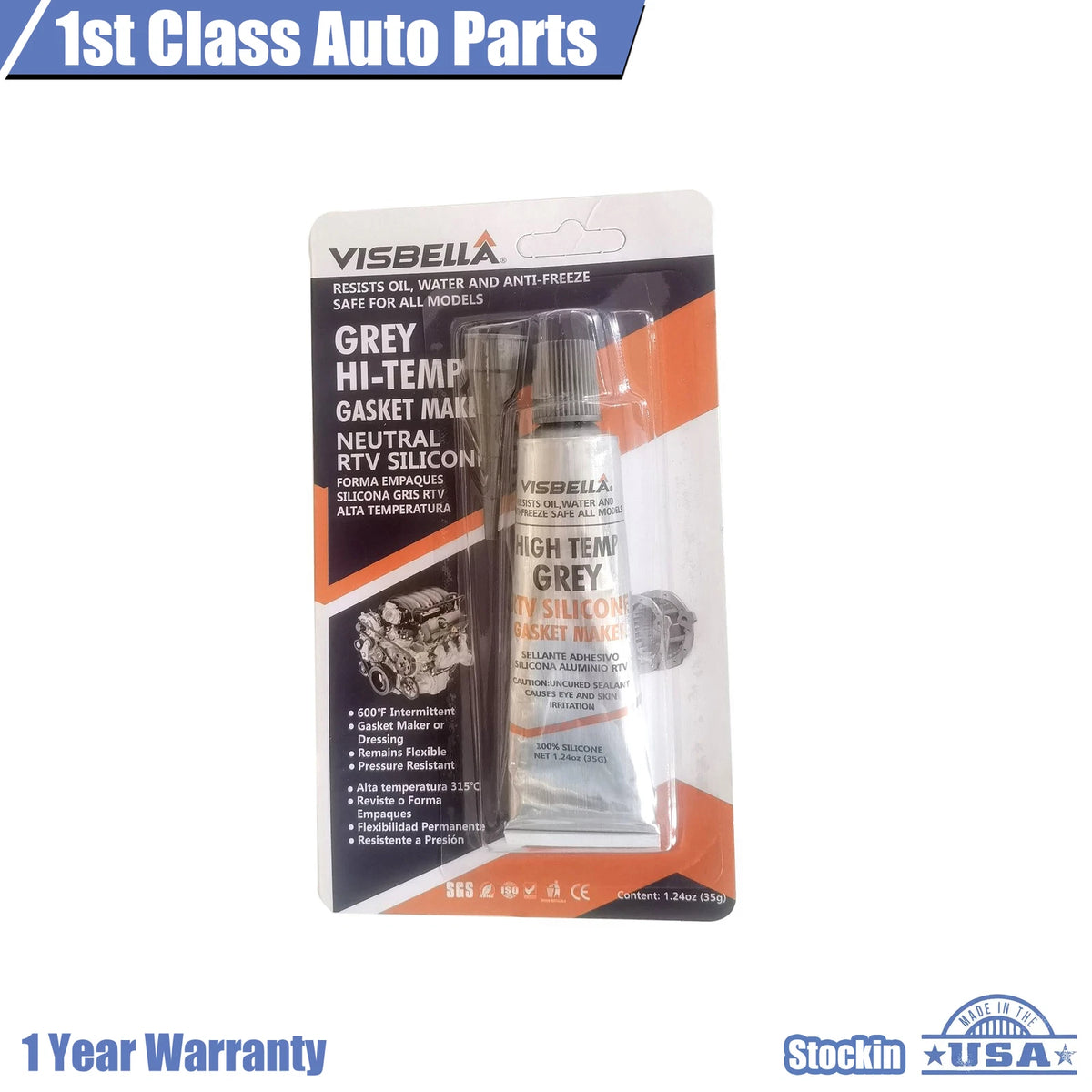 Hi-Temp RTV Silicone Gasket Maker for Automotive Applications (32g)