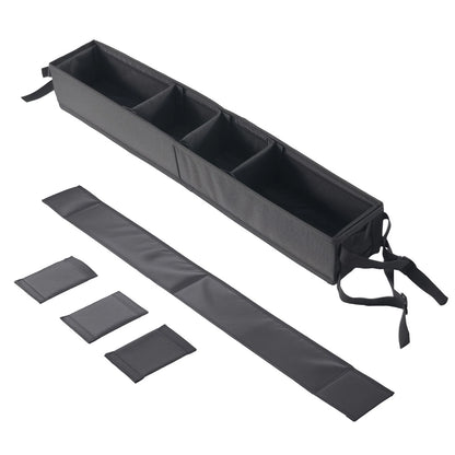 Front Basket Organizer for EZGO Club Car Yamaha Golf Cart (Adjustable, 4 Straps)