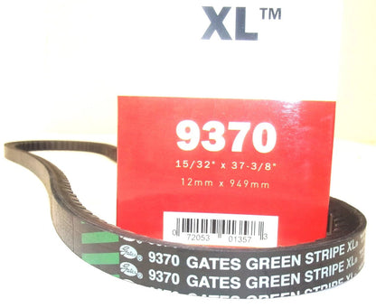Gates High Capacity Accessory Drive V-Belt for 9370 XL (Year Range) 37-3/8" X 15/32"