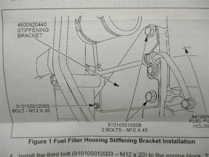 Stiffening Bracket for Mercedes MBE4000 (2000–2005) A4600920440