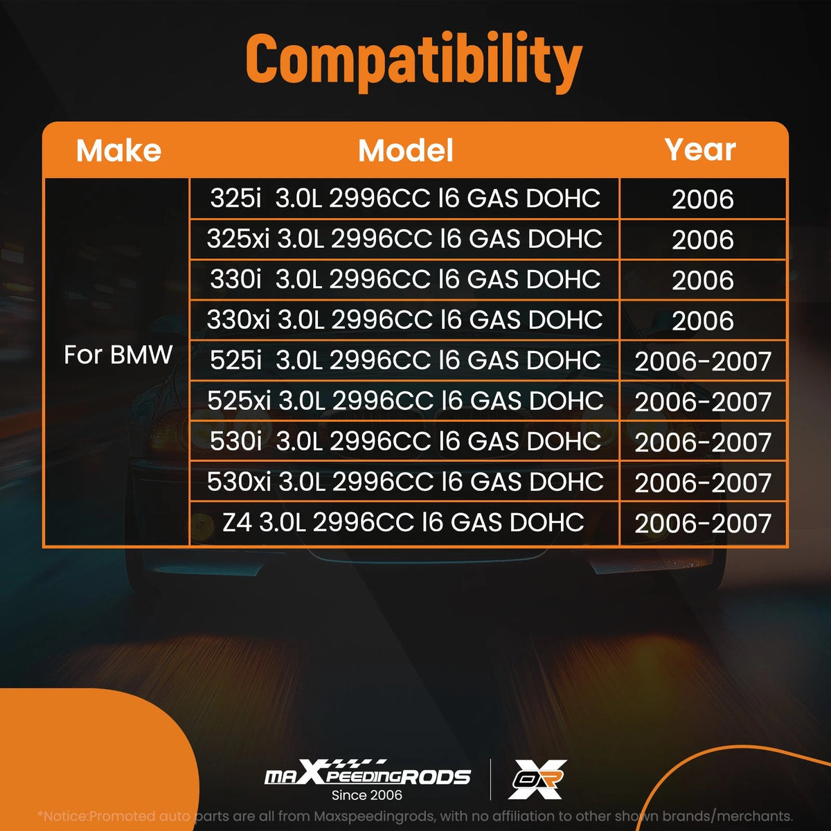 Complete Head Gasket Set MLS for BMW E60 525i 530i 3.0L N52 (2006–2007)
