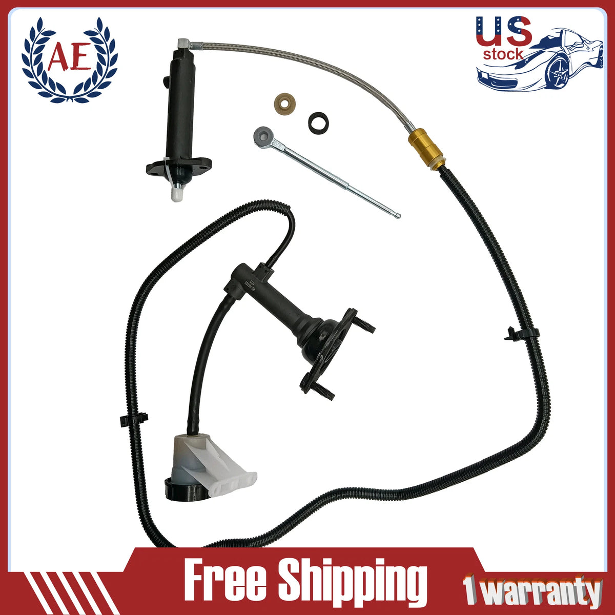 Clutch Master & Slave Cylinder for Dodge Ram 1500 2500 3500 (2000–2004) PS0517