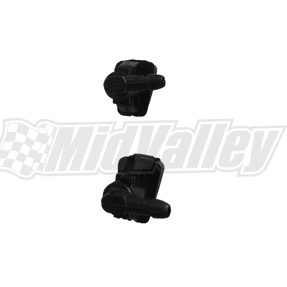 Set of 2 Windshield Wiper Jet Nozzles for Ford Fusion Milan MKZ (2008–2012)