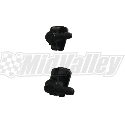 Set of 2 Windshield Wiper Jet Nozzles for Ford Fusion Milan MKZ (2008–2012)