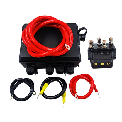 8000lb Winch Solenoid Relay with Control Box for Jeep 4X4 (12V)
