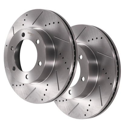 Front Brake Rotors Kit for Toyota Sequoia Tundra (2000–2007) S-31267