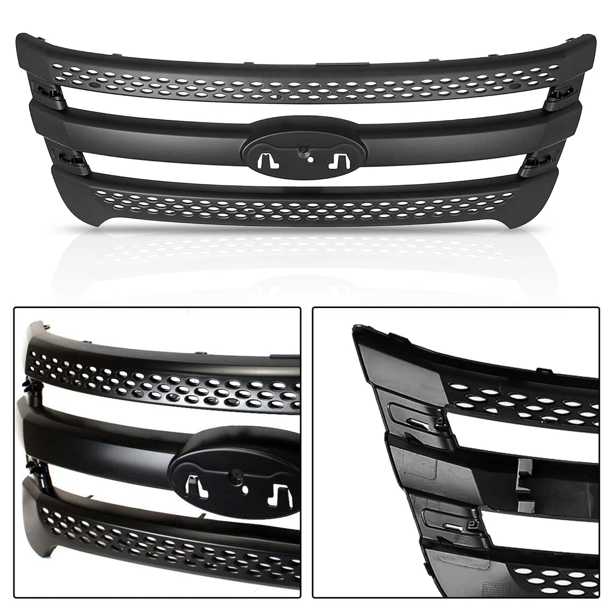 Front Black Grille for Ford Explorer (2011–2015)