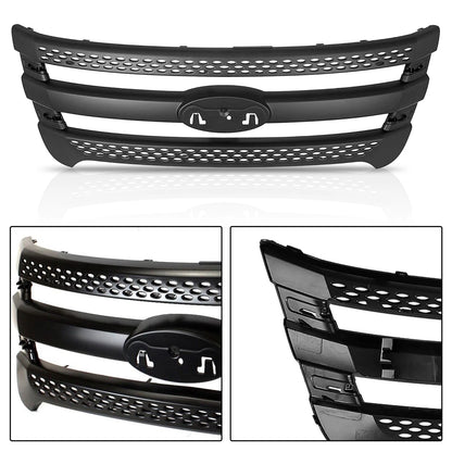 Front Black Grille for Ford Explorer (2011–2015)
