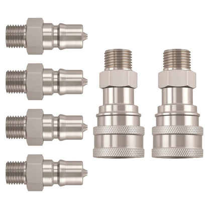 Hydraulic Fitting Set of 6 for Mini Excavator AGT M14-M16