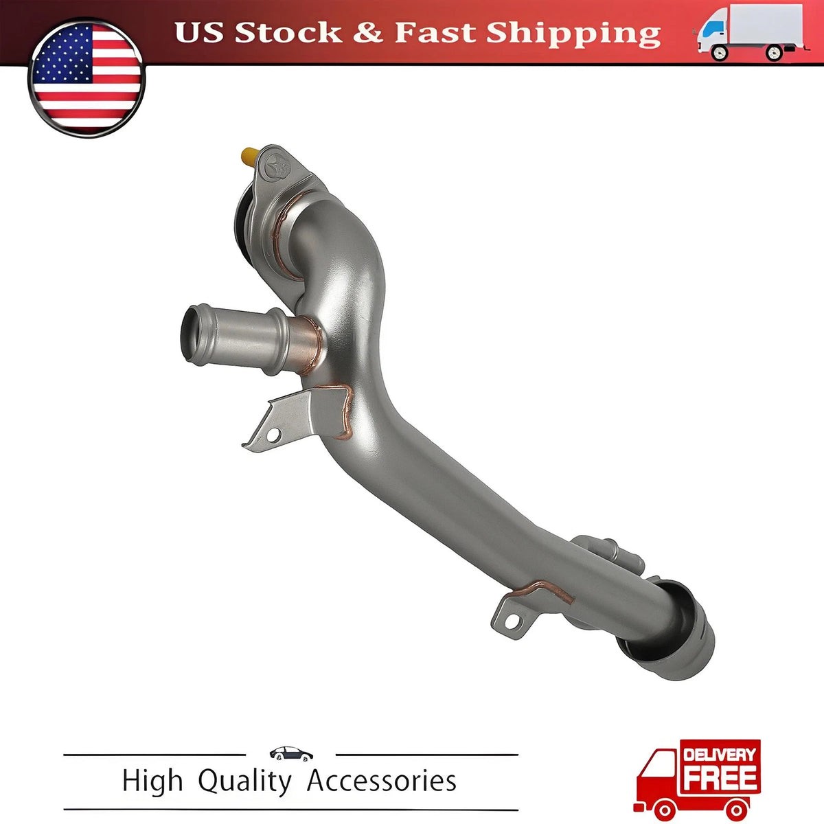 Stainless Steel Turbo Coolant Pipe for Mercedes-Benz GLC300 C300 (2016–2020) 2642004201