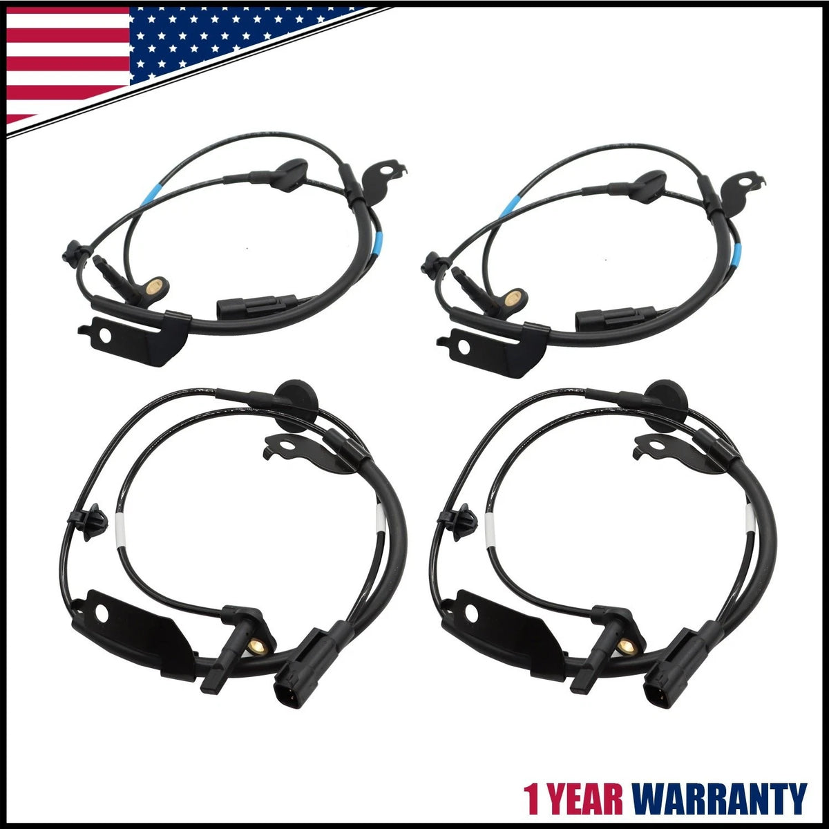 Set of 4 Abs Wheel Speed Sensors for Lancer Outlander