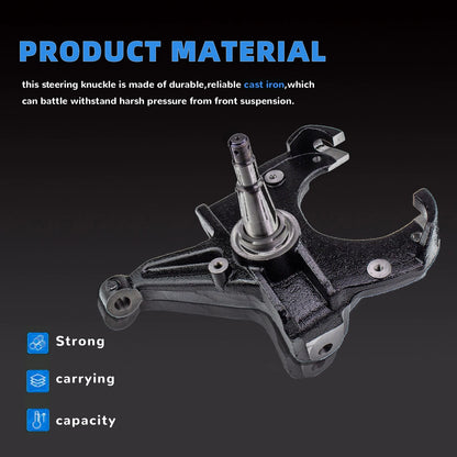2X Disc Brake Stock Spindles Steering Knuckle for GMA-G-Body, S10 (1979–1997)