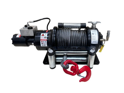 8000 lbs Hydraulic Winch for TORA (Including Hook, 82 ft Steel Cable)