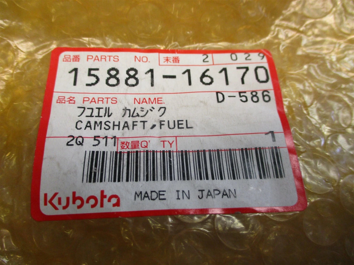 Fuel Camshaft for Kubota (15881-16170)
