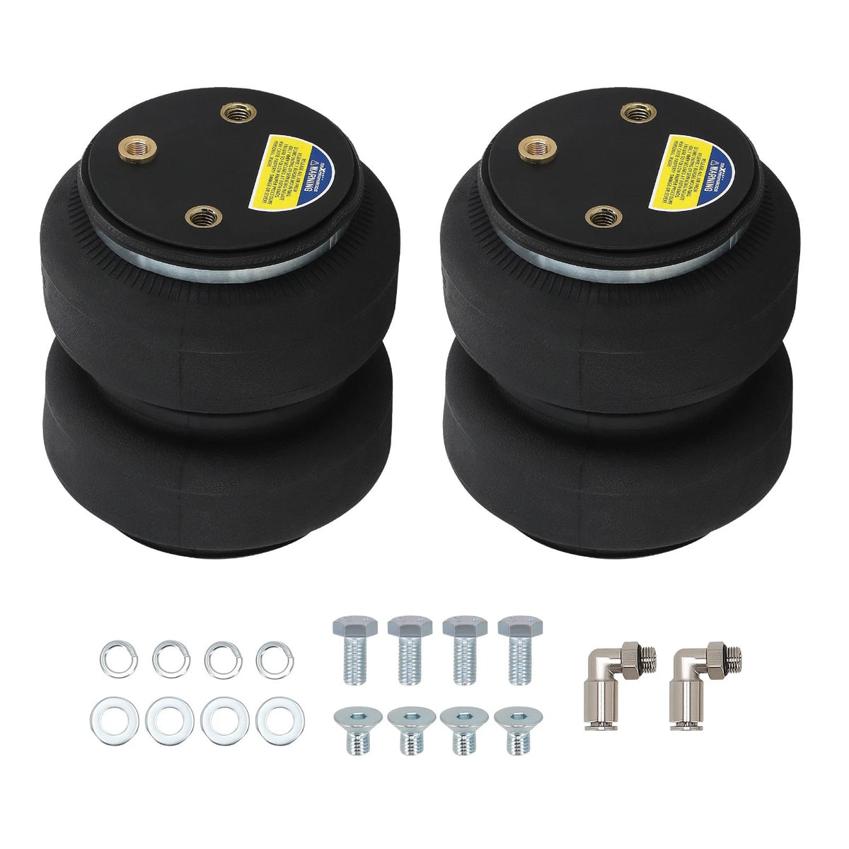 2x Air Spring Bag for Universal Truck Van SUV (2500 lb G 1/8)