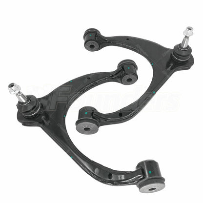 Set of 2 Stamped Steel Front Upper Control Arms & Ball Joints for Sierra Silverado 1500 (2016–2018)