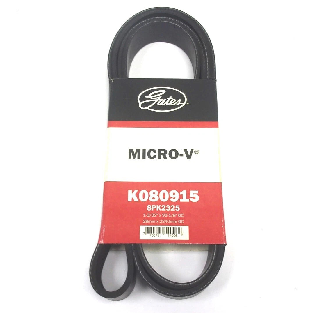 Gates Serpentine Micro-V Belt K080915 8PK2325 for