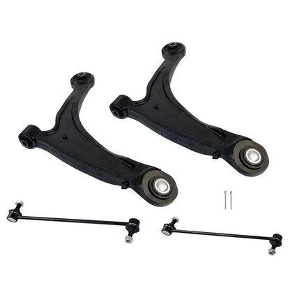 Set of 4 Front Lower Control Arm Ball Joint Sway Bar Link for Honda Ridgeline (2006–2014)