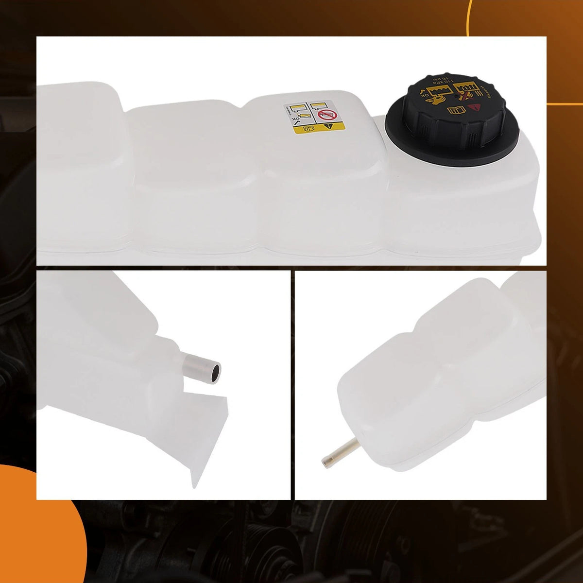 Engine Coolant Reservoir Bottle for Ford Excursion F-250 F-350 (2000–2005) A080AA