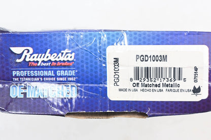 Disc Brake Pad Kit for Raybestos PGD1003M (NOS)