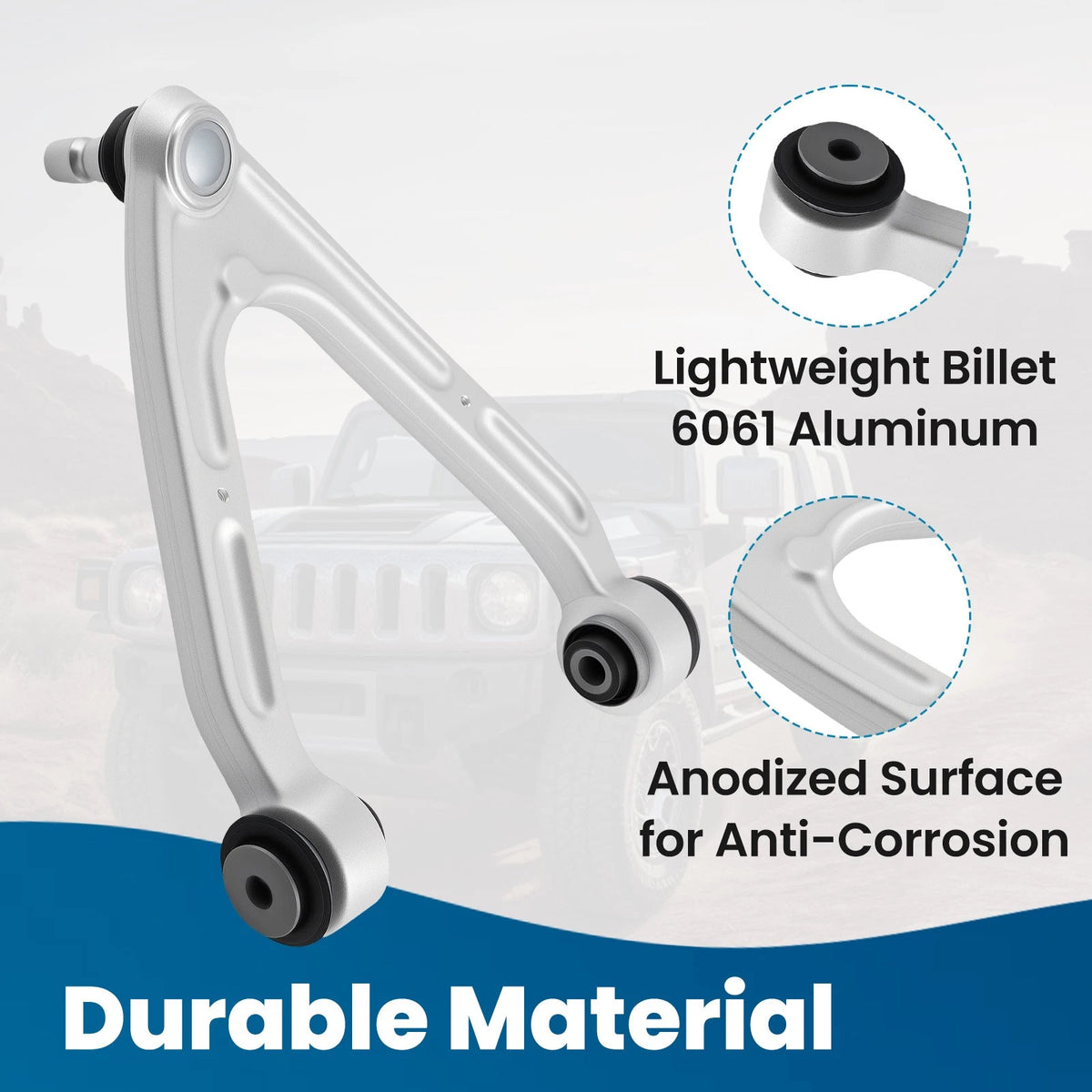 Right Side Front Upper Control Arm Assembly for Hummer H3/H3T (2006–2010)