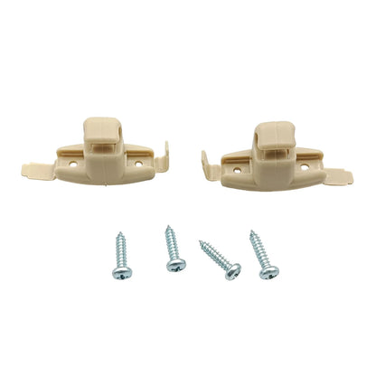2X Sun Visor Clip Holder Bracket for BMW E46 328ci 328i 330i 330ci (1999–2006)
