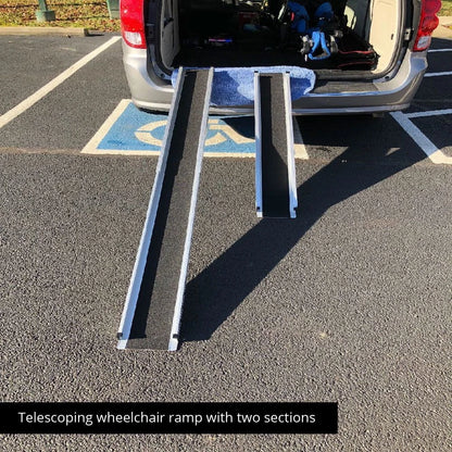 Titan Ramps Telescoping Aluminum Wheelchair Ramp for (600 lb)