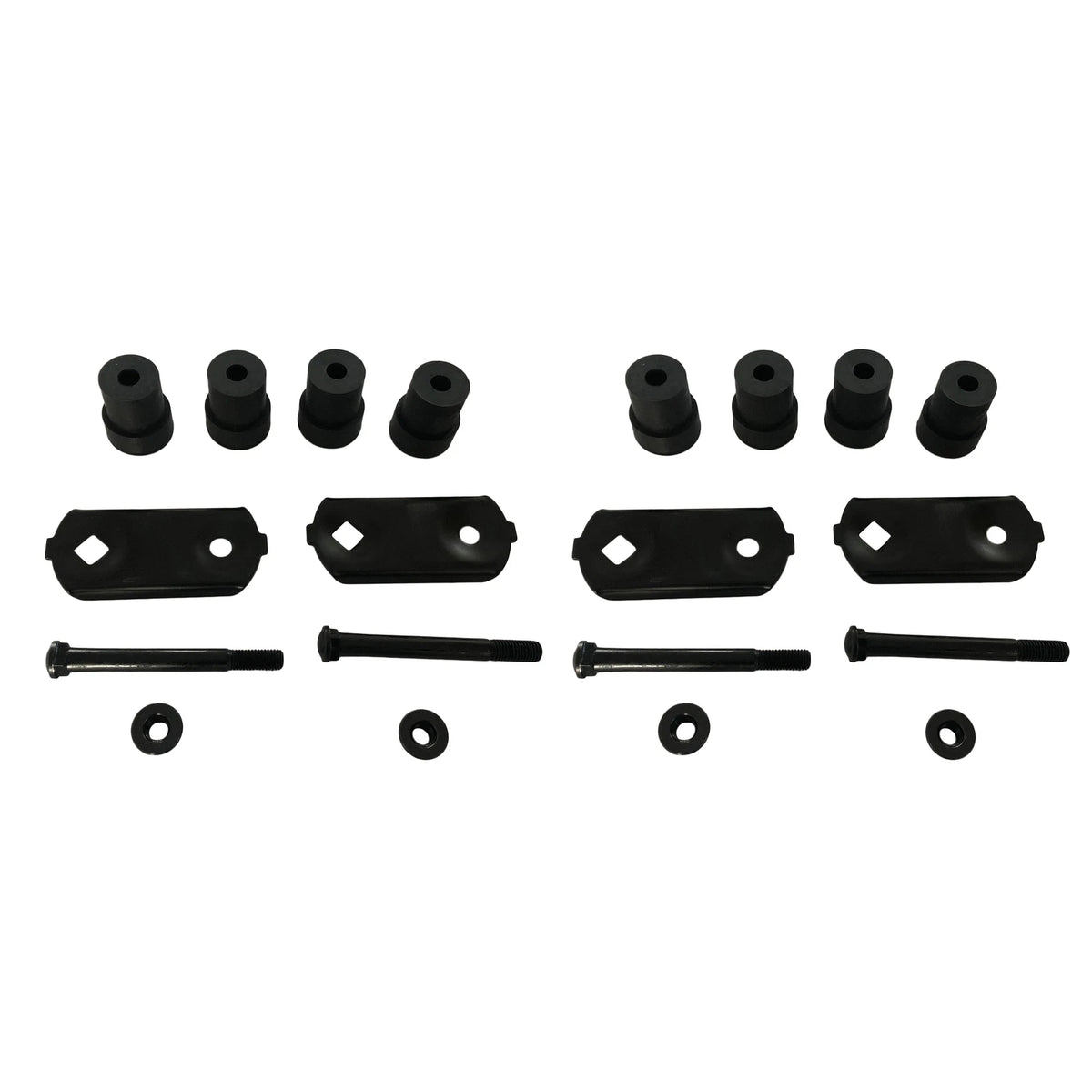 2X Rear Spring Shackle and Bushing Kit for Chevy Camaro Pontiac Firebird (1968–1981)