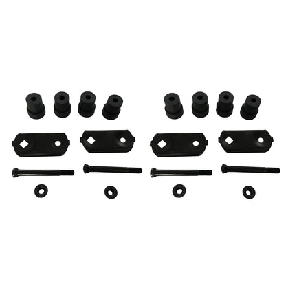 2X Rear Spring Shackle and Bushing Kit for Chevy Camaro Pontiac Firebird (1968–1981)