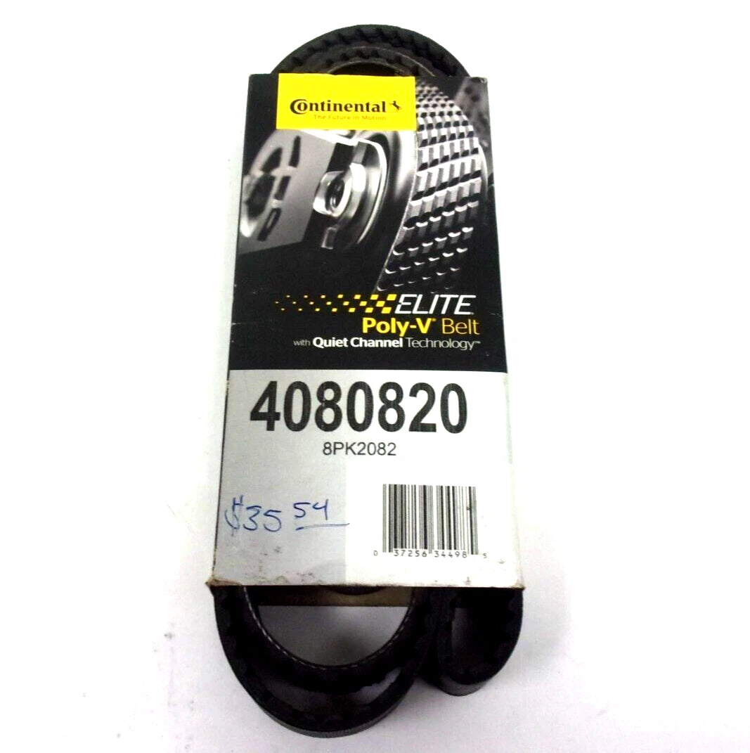 Continental Elite Poly-V Serpentine Belt 8PK2082 for (4080820)