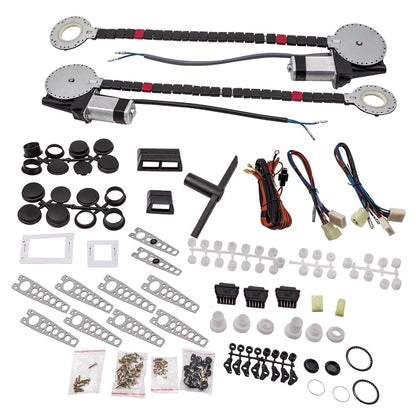 Universal Electric Power Window Switch Kit for 2-Door Cars (Universal)