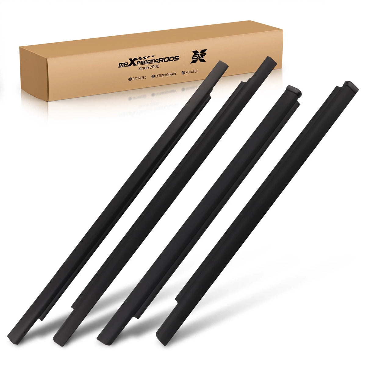 4X Weatherstrip Molding Trim for Toyota Sequoia (2001–2007) 757200C010