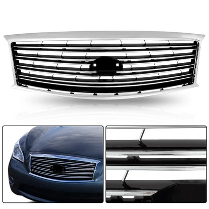 Front Bumper Upper Grille for Infiniti M37 M56 (2011–2013)