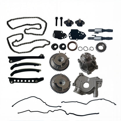 Timing Chain Kit with Oil Water Pump Cover Gasket for Ford Expedition F150