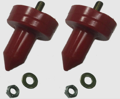2 Poly Hood Support Bushings for Kenworth T600 T660 T800 T2000 W900 (K179528 K179D450)