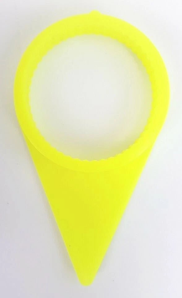 10X Loose Wheel Nut Check Indicator for 32mm Lugs (Fluorescent Yellow)