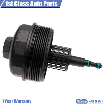Engine Oil Filter Housing Cover Cap for BMW E36 E39 E46 E53 E85 (1996–2006)