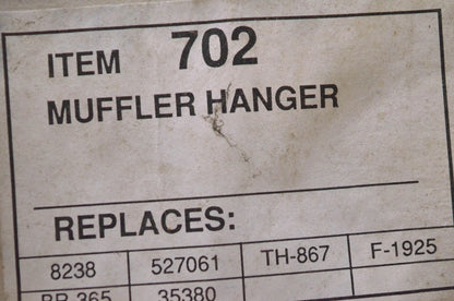Muffler Hanger for Nickson Industries 702, BR365, TH-867