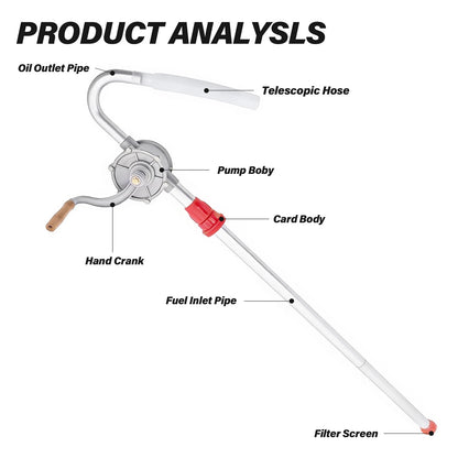 Portable Fuel Tank Pump for Gasoline Diesel (Gas Caddy)