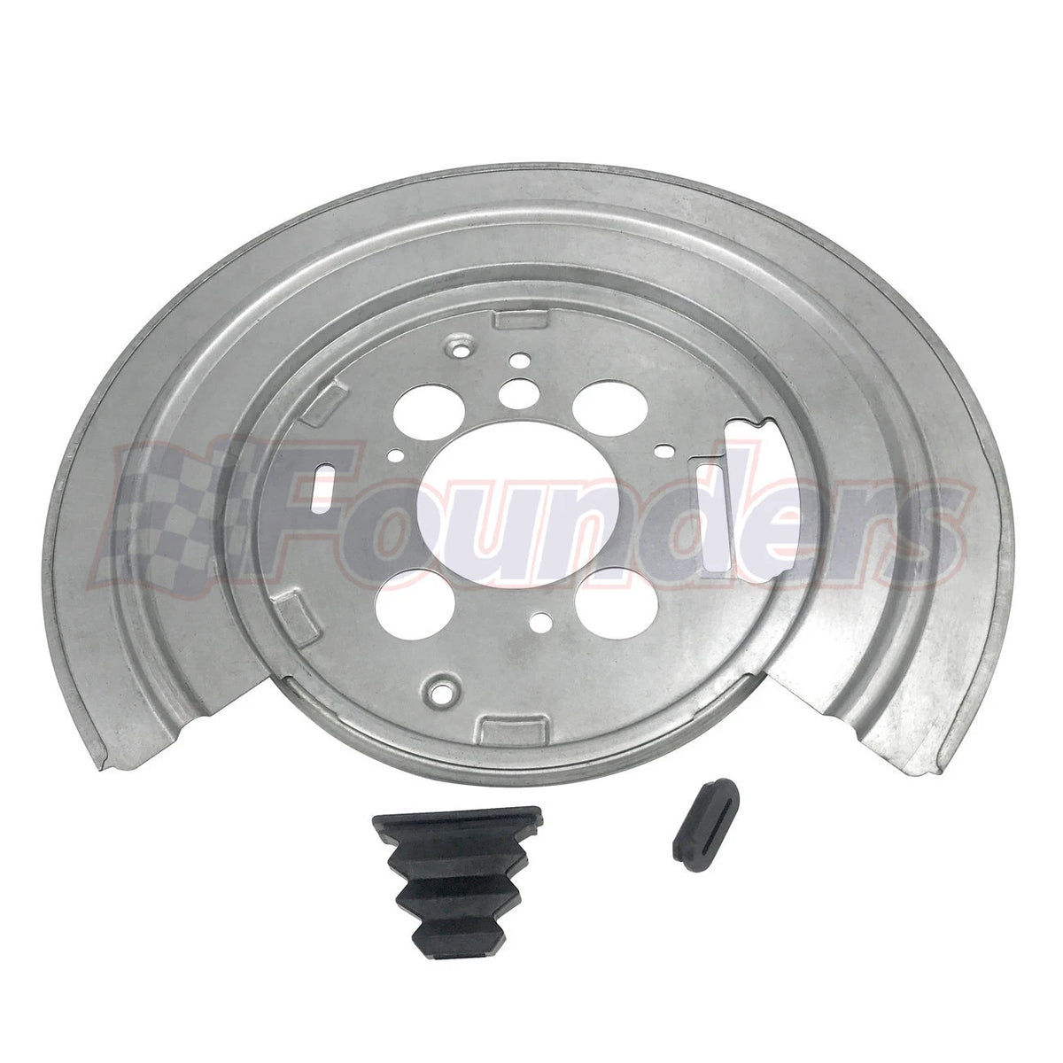 Pair of Brake Backing Plates for Dodge Ram 1500, Durango, Chrysler Aspen (2002–2009)