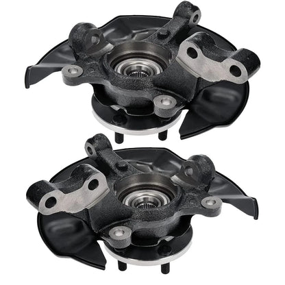 Pair Front Wheel Bearing Hub Steering Knuckle for Toyota Corolla (2003–2008)