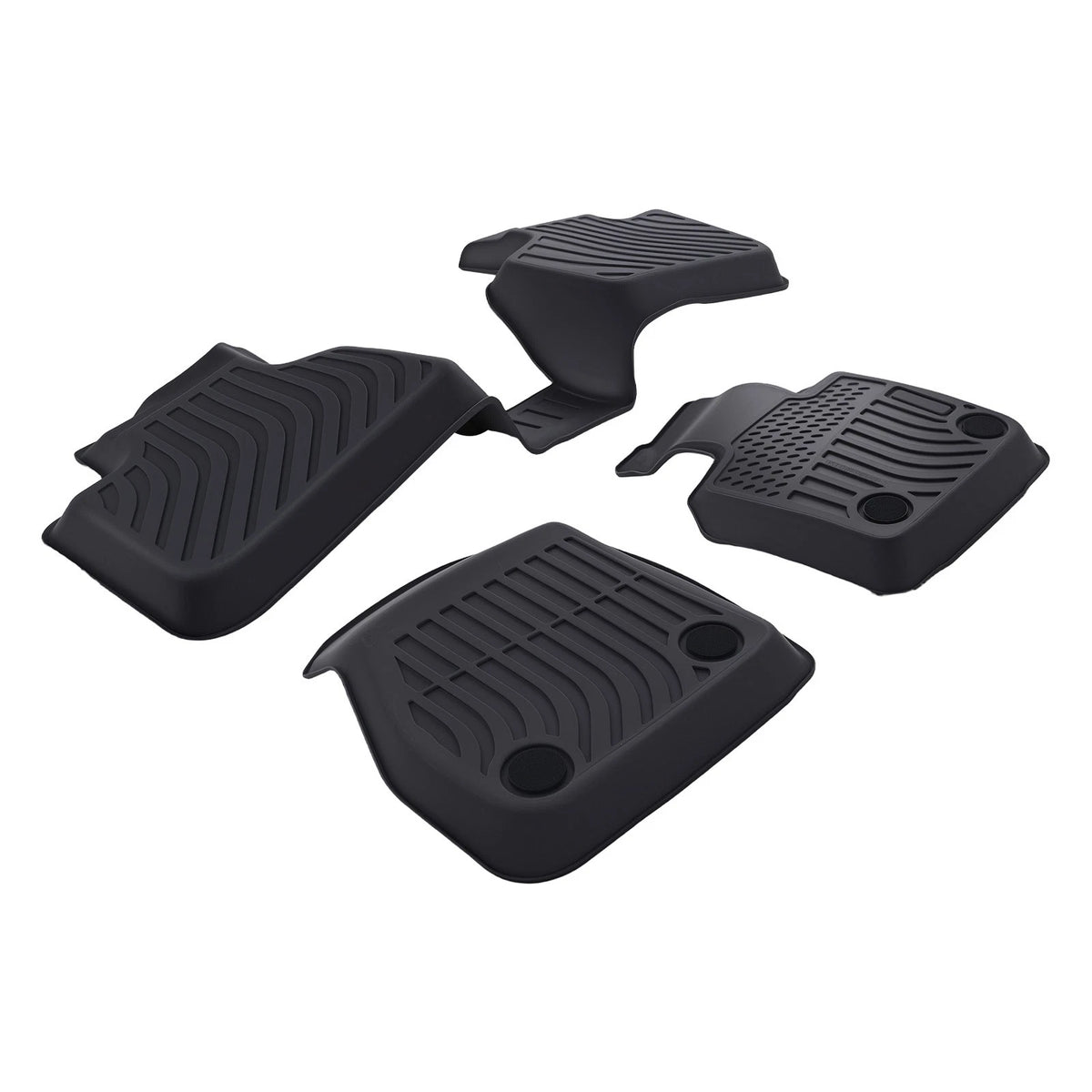 All-Weather Floor Mats for BMW X1 F48/X2 (2016–2022) TPE Rubber Waterproof