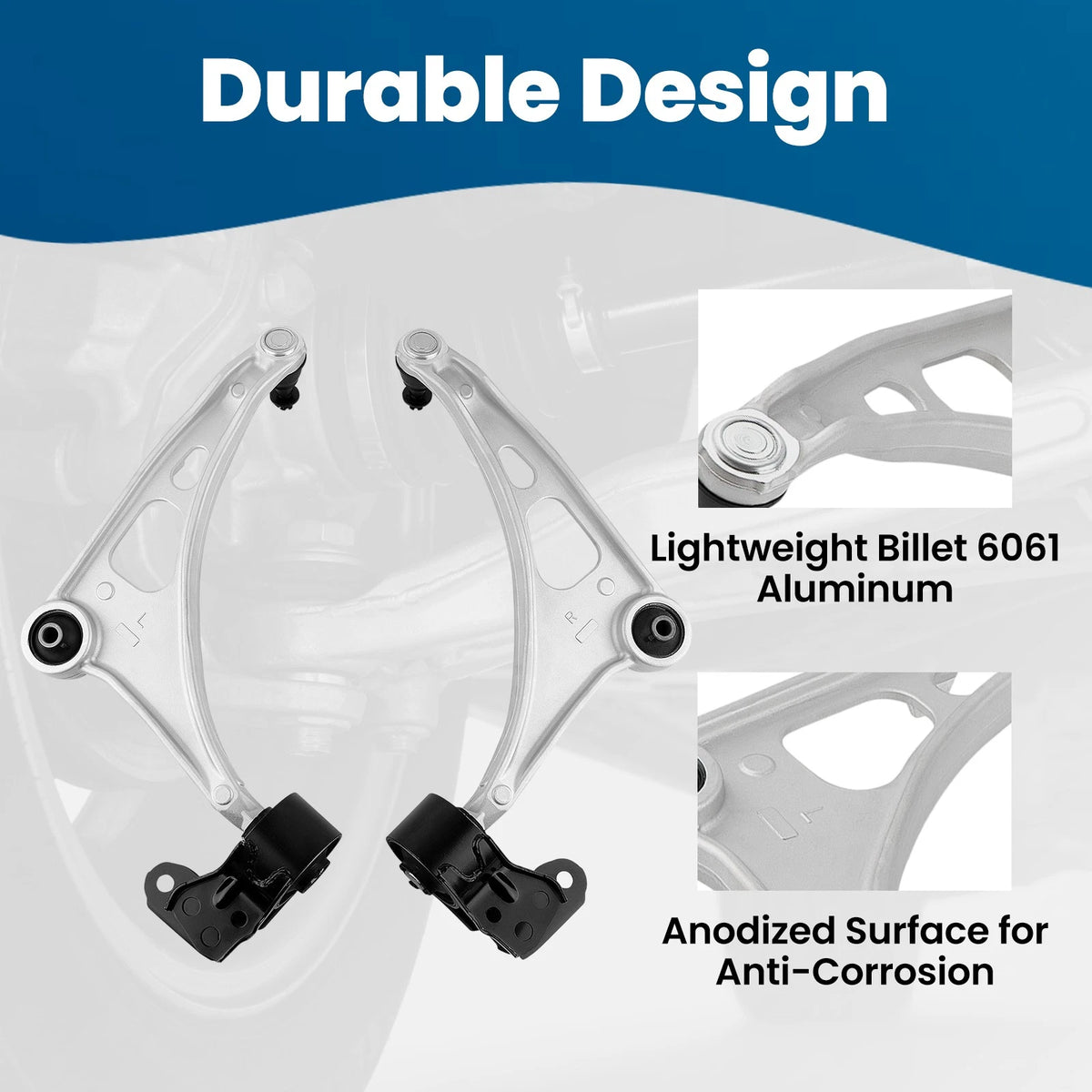 2X Suspension Kit Front Lower Control Arm & Ball Joint for Acura MDX (2014–2020)