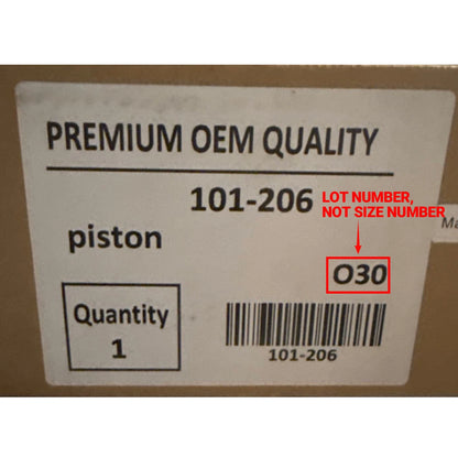 Set of 6 Pistons & Rings for Jeep 4.0L 242 L6 OHV (1996–2006)