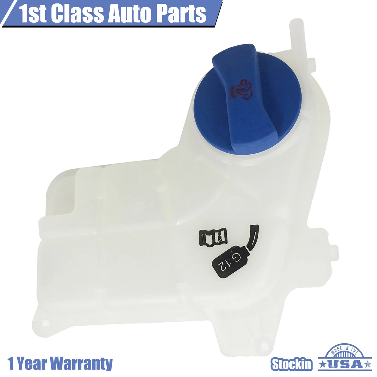 Engine Coolant Overflow Reservoir Expansion Tank w/Cap for Audi A4 (1996–2001)