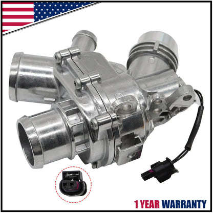 Aluminum Thermostat Housing Assy for Jaguar XF XJ F-Type F-Pace (2010–2020)