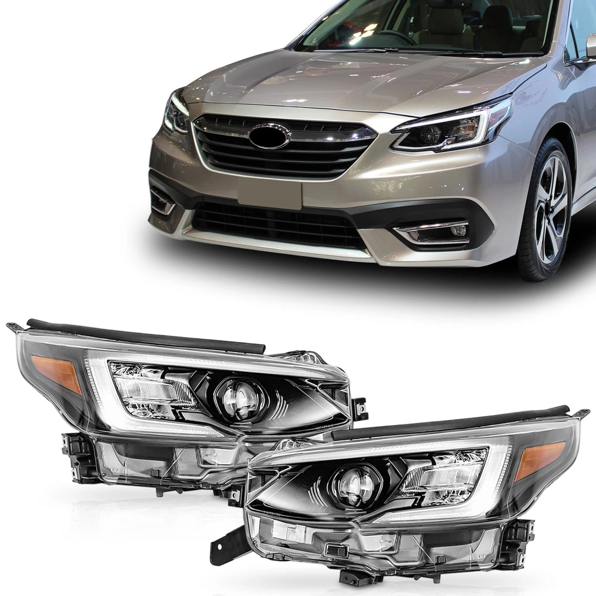 Headlight Set LH & RH for Subaru Legacy Outback (2020) LED