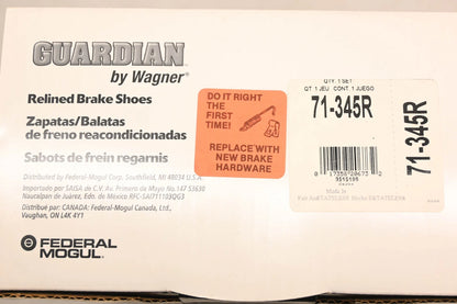 Brake Shoe Kit for Wagner 71-345R (NOS)